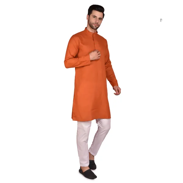 Men's_Orange_Kurta_Pajama_Set_-_Traditional_Ethnic_Wear