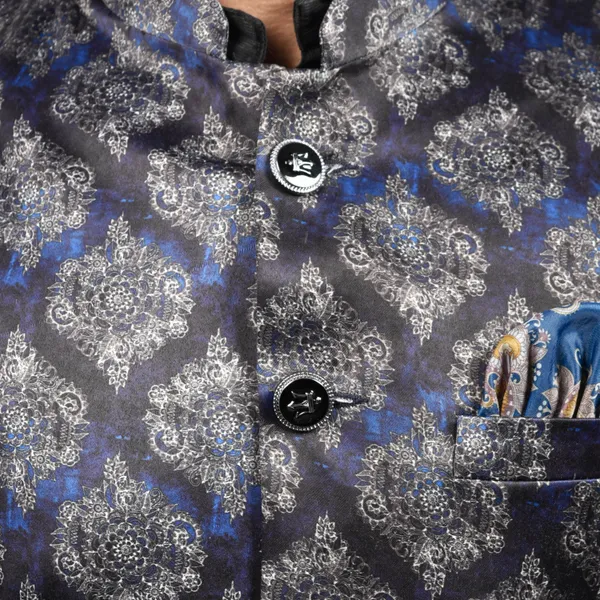 Men's_Black_Ethnic_Nehru_Jacket_With_Printed_Vest