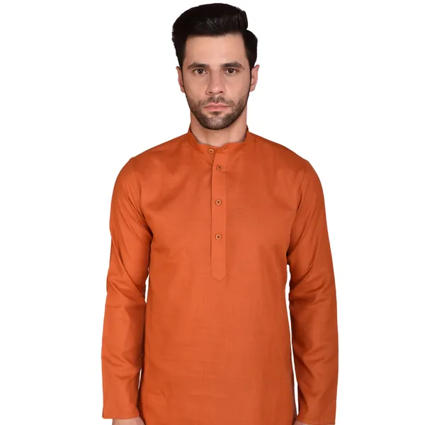 Men's_Orange_Kurta_Pajama_Set_-_Traditional_Ethnic_Wear