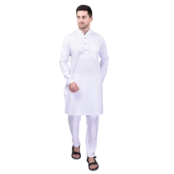 Men's_White_Cotton_Kurta_Pajama_Set_-_Traditional_Ethnic_Wear