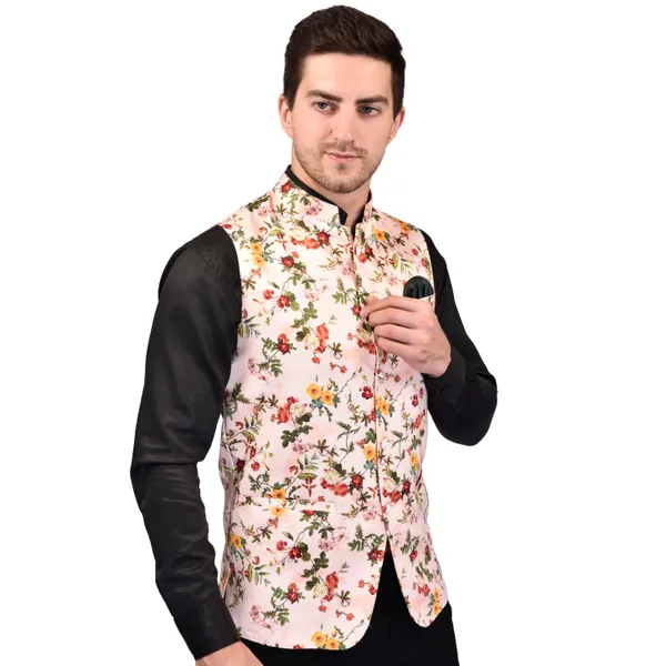 Men's_Floral_Print_Nehru_Jacket_With_Mandarin_Collar