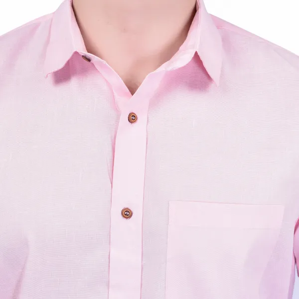 Men's_Pink_Half_Sleeve_Formal_Shirt