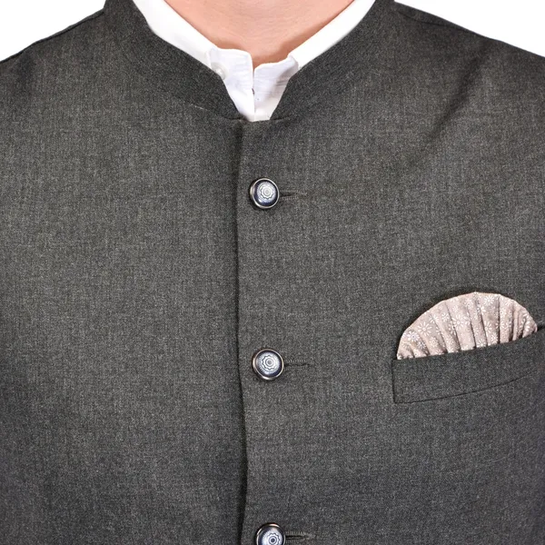 Men's_Grey_Linen_Nehru_Jacket_With_Pocket_Square