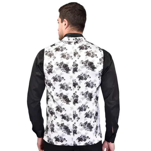 Men's_White_Floral_Printed_Nehru_Jacket_With_Black_Collar