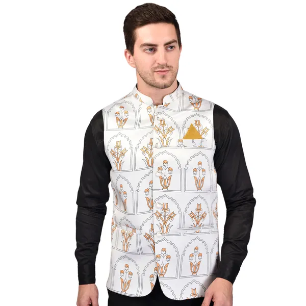 Men's_White_Printed_Nehru_Jacket_With_Floral_And_Geometric_Pattern