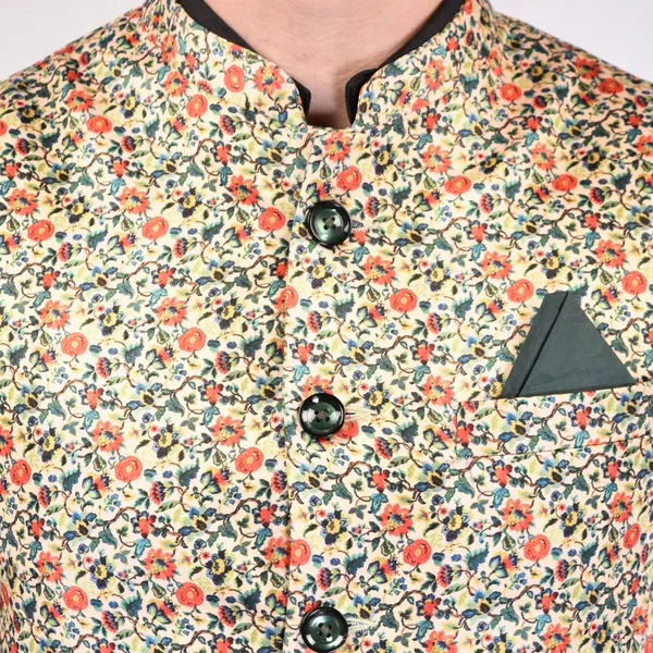 Men's_Floral_Print_Nehru_Jacket_-_Multicolor_Sleeveless_Waistcoat
