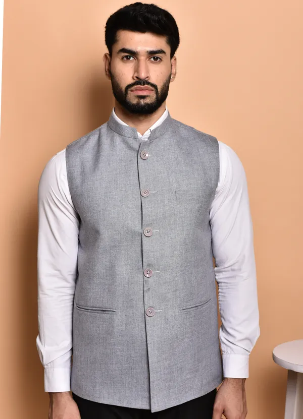 Grey_Linen_Nehru_Jacket_For_Men