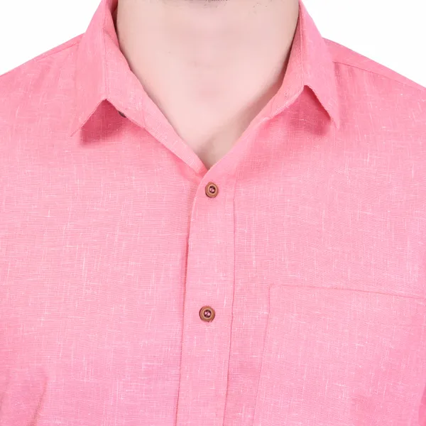 Men's_Pink_Half_Sleeve_Casual_Shirt