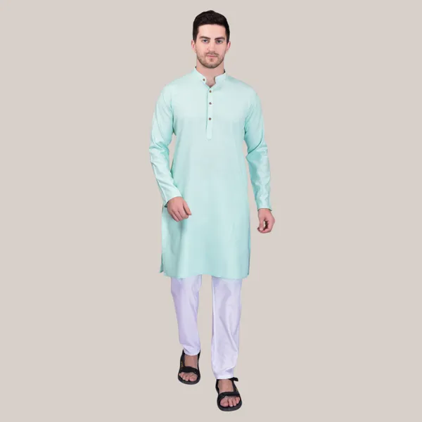 Men's_Light_Mint_Green_Kurta_Pajama_Set_-_Traditional_Ethnic_Wear