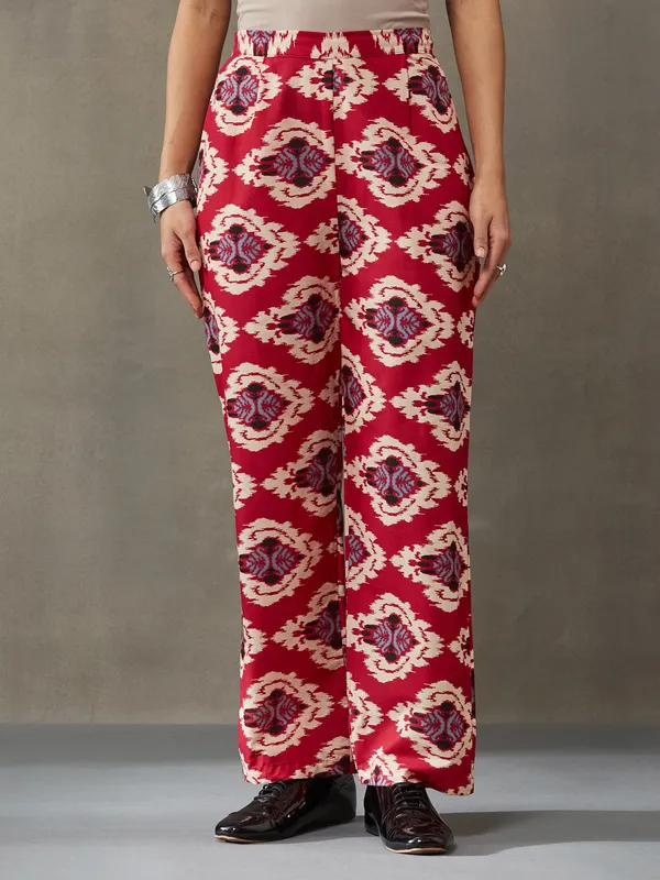 Red_Pure_Cotton_Kurta_Set_For_Women