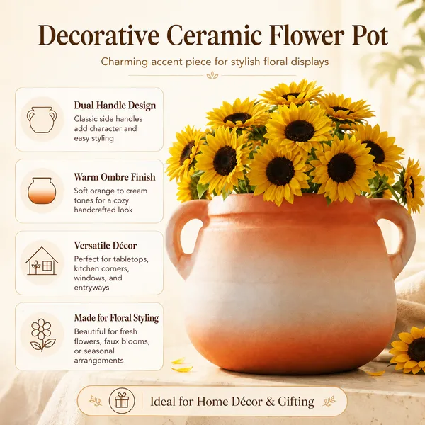 Sunflower_Decorative_Ceramic_Pot_–_Premium_Handled_Vase_for_Living_Room_&_Home_Décor