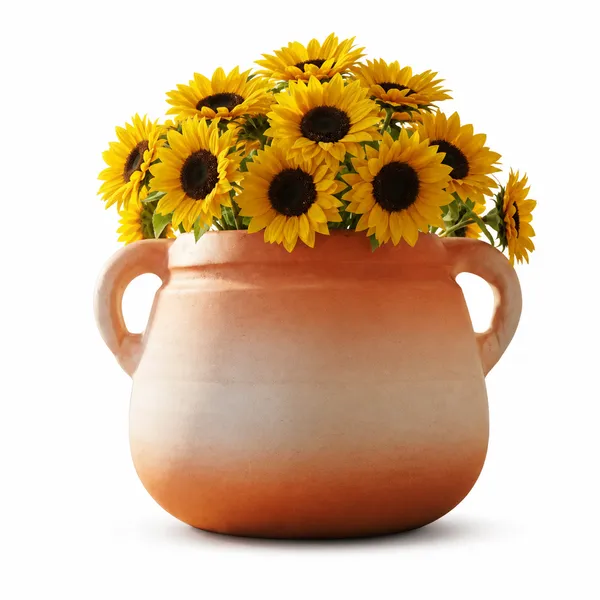 Sunflower_Decorative_Ceramic_Pot_–_Premium_Handled_Vase_for_Living_Room_&_Home_Décor