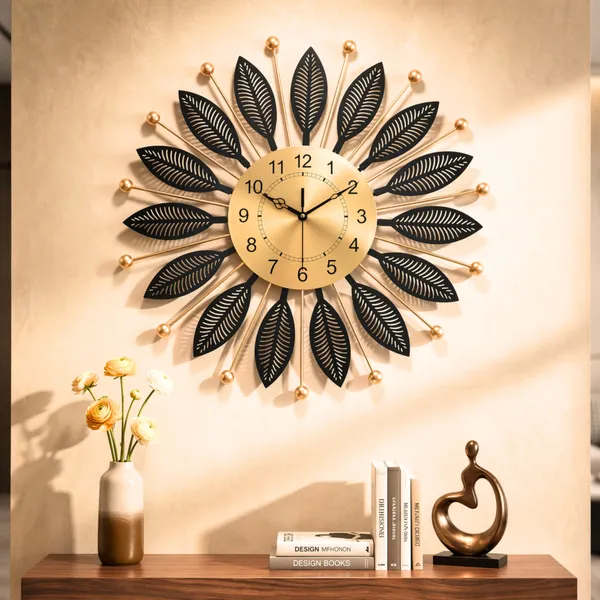 Luxury_Black_And_Gold_Metal_Leaf_Wall_Clock_Modern_Decorative_Silent_Wall_Clock_for_Living_Room_Bedroom