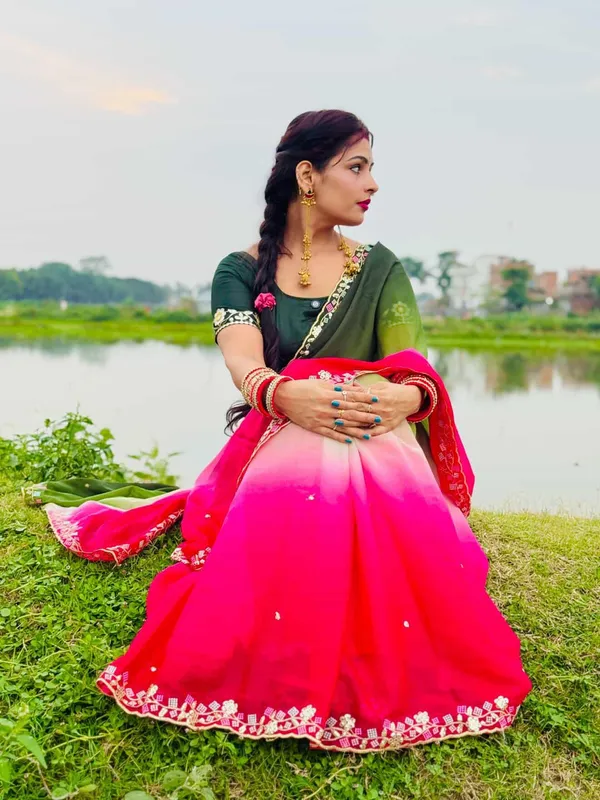 TRENDY_3_COLOUR_SAREE