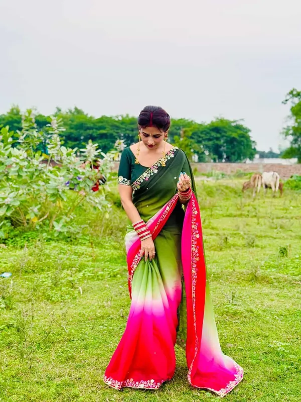 TRENDY_3_COLOUR_SAREE
