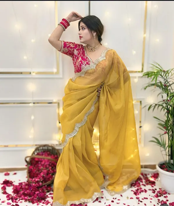 TRENDY_CRUNCY_SILK_SAREE_CUT_WORK_LACE