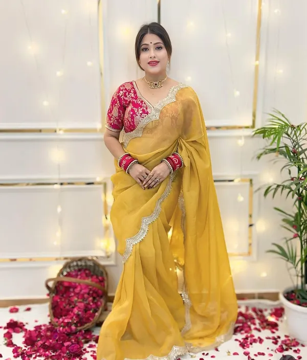 TRENDY_CRUNCY_SILK_SAREE_CUT_WORK_LACE