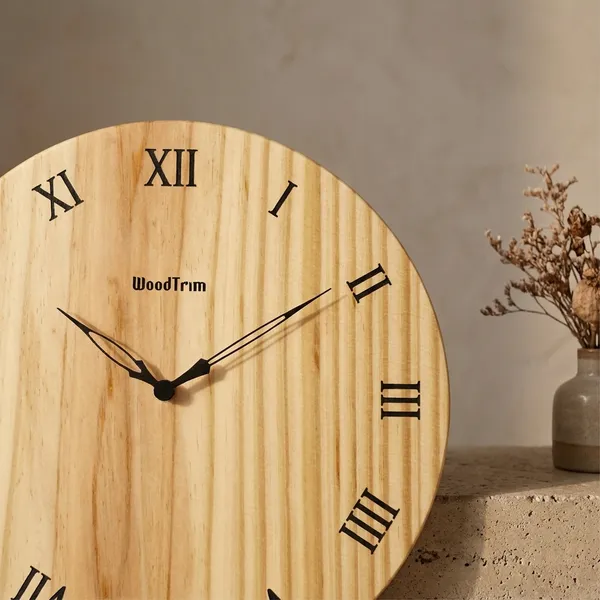 Wood_Trim_Wooden_Wall_Clock_With_Roman_Numerals