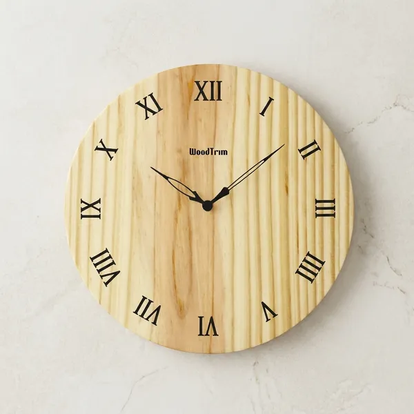 Wood_Trim_Wooden_Wall_Clock_With_Roman_Numerals