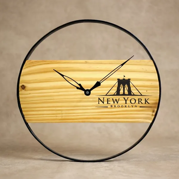 New_York_Brooklyn_Bridge_Wooden_Wall_Clock_-_Modern_Minimalist_Design
