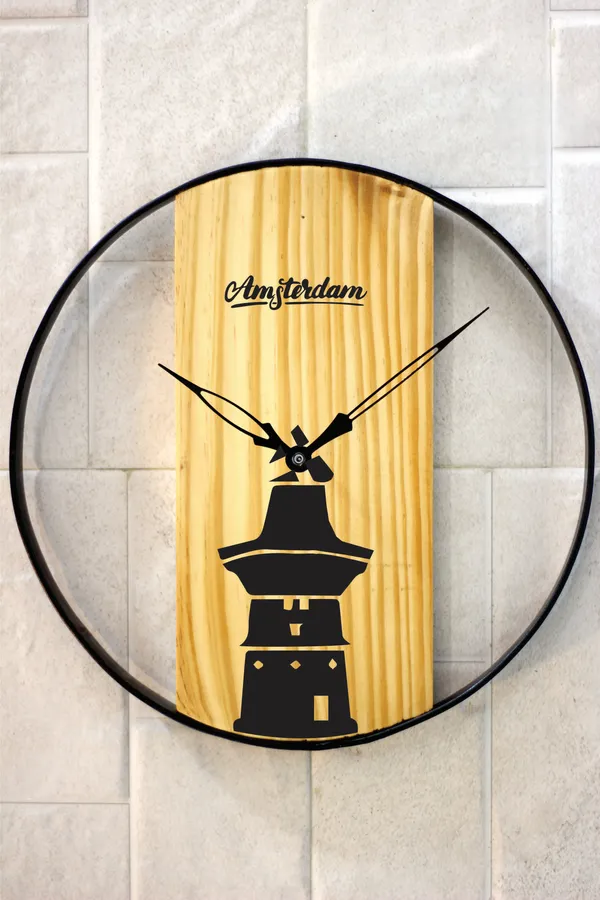 Amsterdam_Windmill_Wooden_Wall_Clock_-_Modern_Minimalist_Design