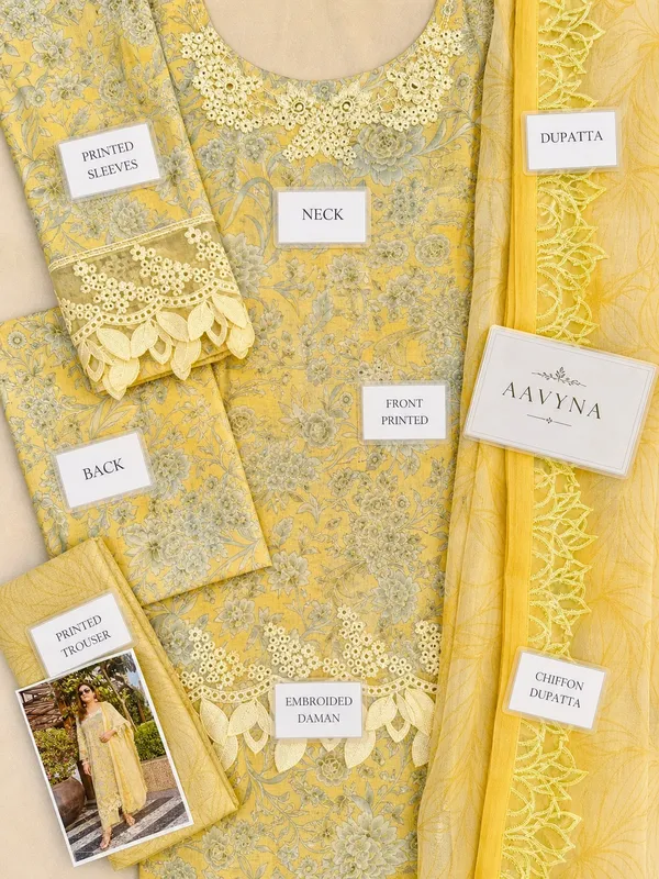 AAVYNA_Yellow_Embroidered_Lawn_Suit_Set