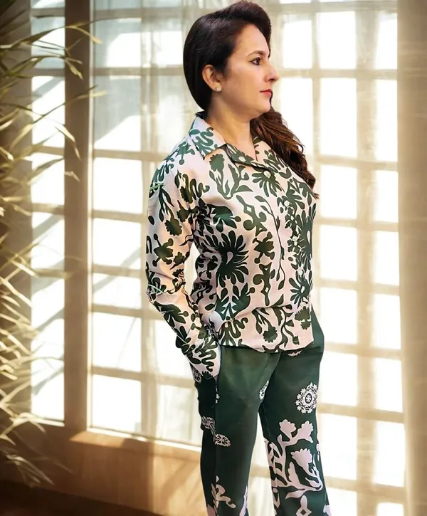 Floral_Print_Co_Ord_Set_For_Women_Green_And_Pink
