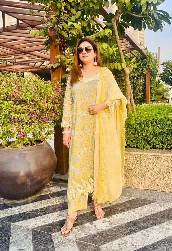 AAVYNA_Yellow_Embroidered_Lawn_Suit_Set