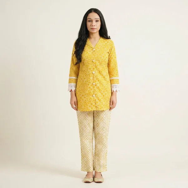 Monochrome_Mustard_&_White_Co-ord_Set