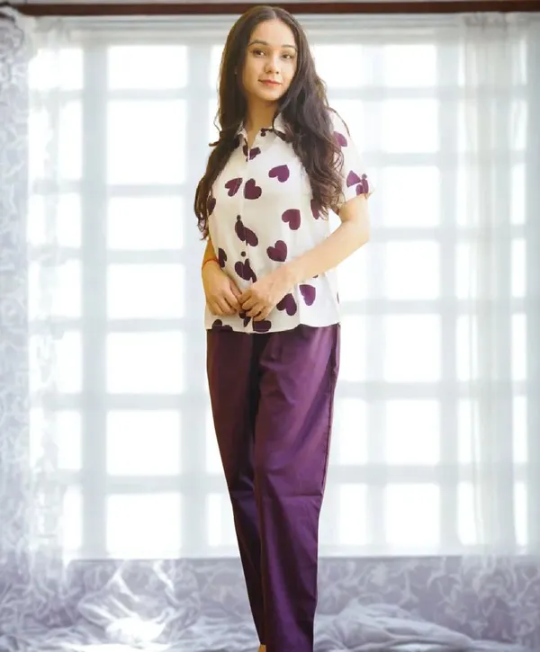 Purple_Lumen_Heart_Half_Sleeves_Co-ord_Set