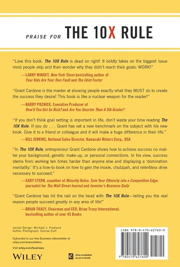 The_10X_Rule_By_Grant_Cardone