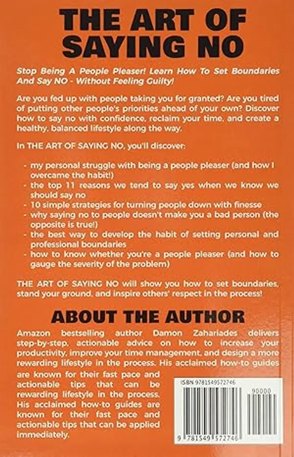 The_Art_Of_Saying_No_By_Damon_Zahariades