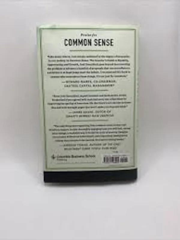 Common_Sense_The_Investor'S_Guide_To_Equality_Opportunity_And_Growth_Hardcover_Joel_Greenblatt