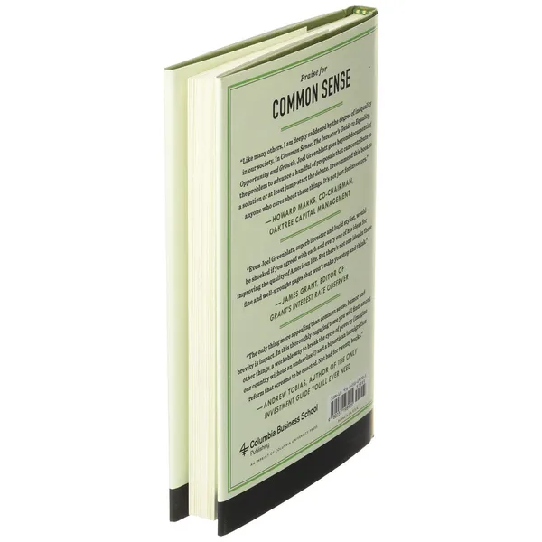 Common_Sense_The_Investor'S_Guide_To_Equality_Opportunity_And_Growth_Hardcover_Joel_Greenblatt