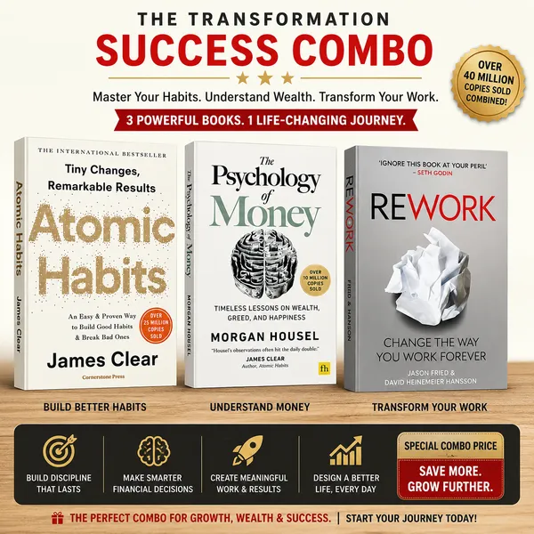 COMBO_-_Psychology_of_money,_Atomic_habits_and_Rework