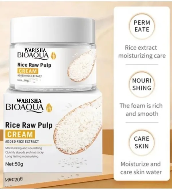 Bioaqua_Rice_Raw_Pulp_Cream_For_Skin_Brightening_&_Hydration_|_Moisturizing_Face_Cream_For_Glowing,_Smooth_&_Even_Tone_Skin_|_Nourishing_Skincare_For_All_Skin_Types_|_50G