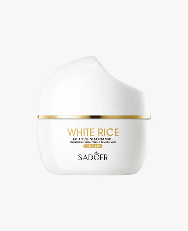 Sadoer_White_Rice_Cream_For_Skin_Brightening_&_Hydration_|_Rice_Extract_Face_Moisturizer_For_Glowing_Skin_|_Reduces_Dark_Spots_&_Improves_Skin_Texture_|_Suitable_For_All_Skin_Types_|_50G