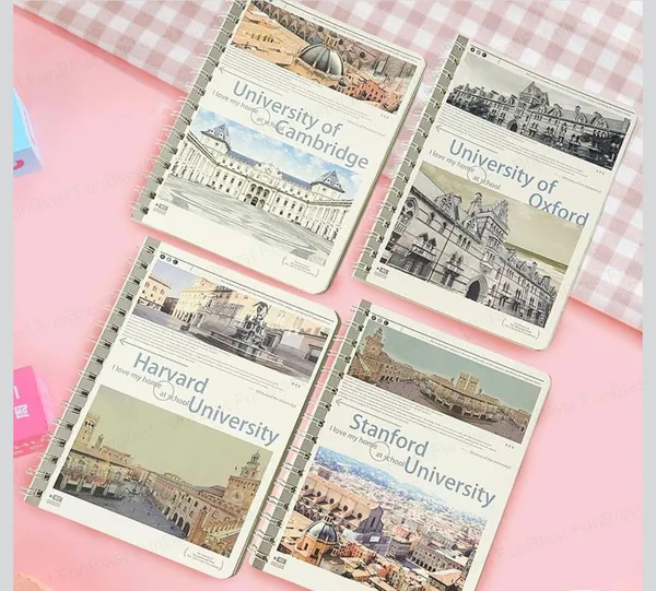 University_Aesthetic_Spiral_Notebook_Pack_Of_2_Mix_Design