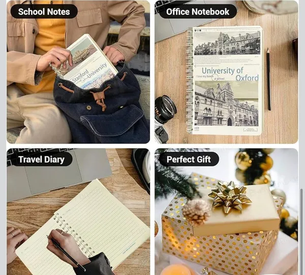 University_Aesthetic_Spiral_Notebook_Pack_Of_2_Mix_Design