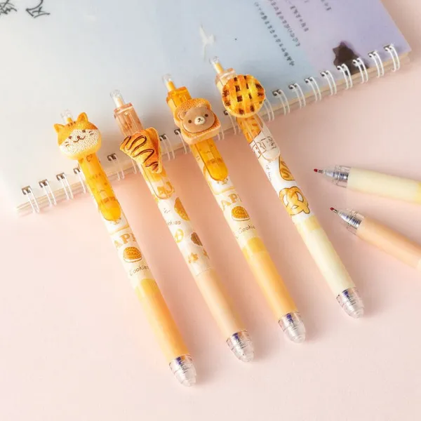 Kawaii_Cute_Homemade_Cookie_Erasable_Gel_Pens_Pack_Of_6Pcs