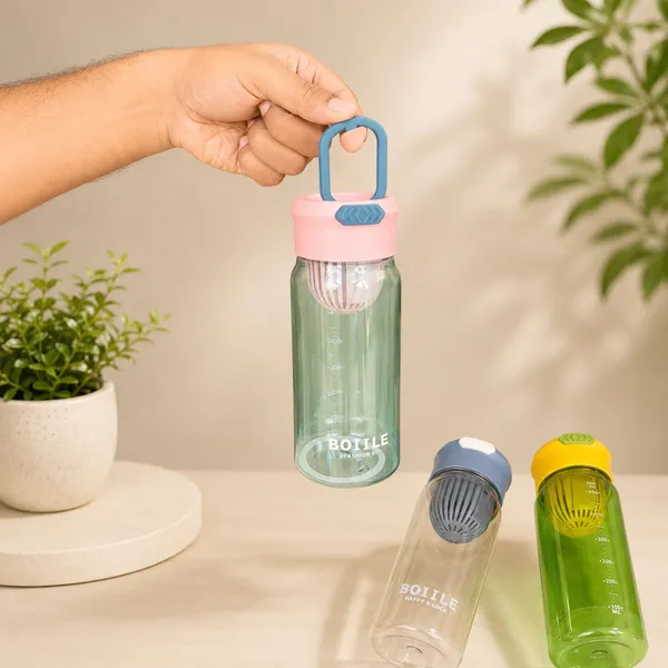 BOIILE_Infuser_Water_Bottle_–_650ml_with_Fruit_Infuser_&_Carry_Loop_-_Pack_of_2_-_Mix_Color
