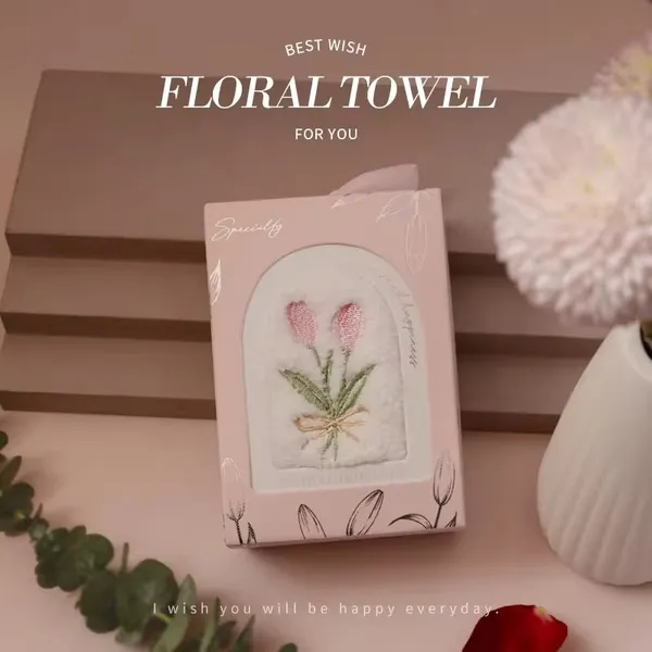 Floral_Embroidered_Hand_Towel_–_Gift_Box_-_Mix_Colour_-_Pack_of_2