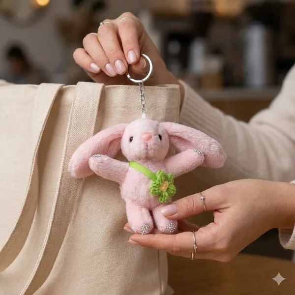 Rhinestone_Plushie_Bag_Charm_Kawaii_Bunny_Keychain