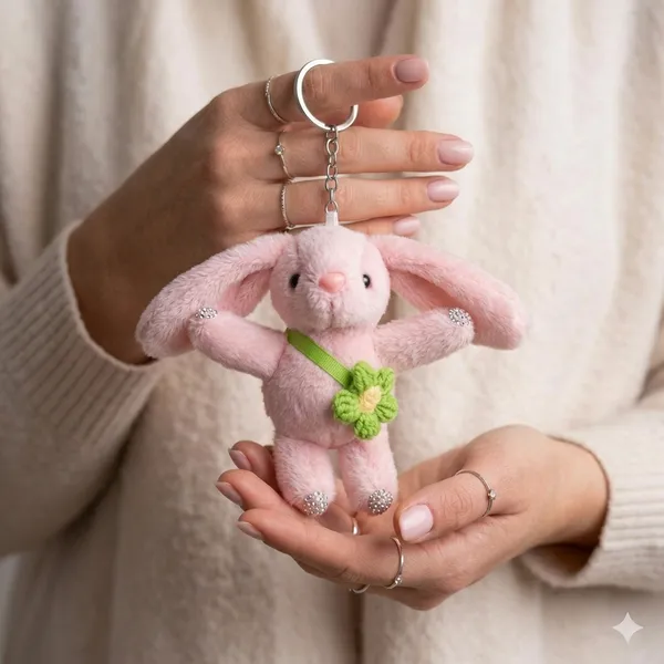 Rhinestone_Plushie_Bag_Charm_Kawaii_Bunny_Keychain