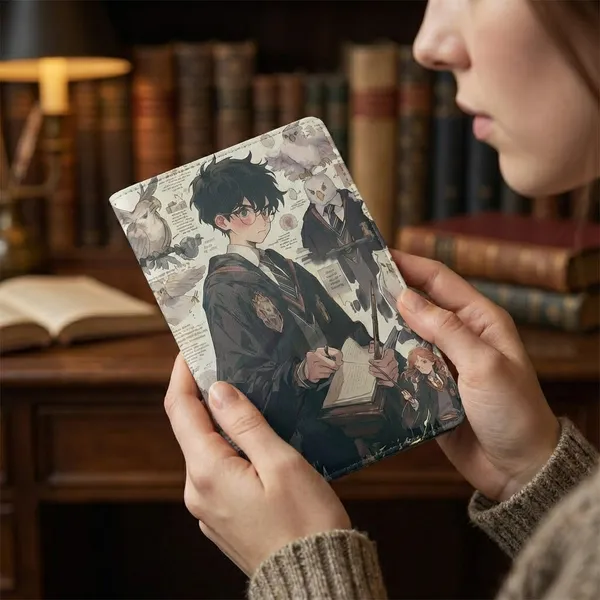 Harry_Potter_Anime_Art_Notebook_Newspaper_Print_Full_Print_Pu_Cover_Journal