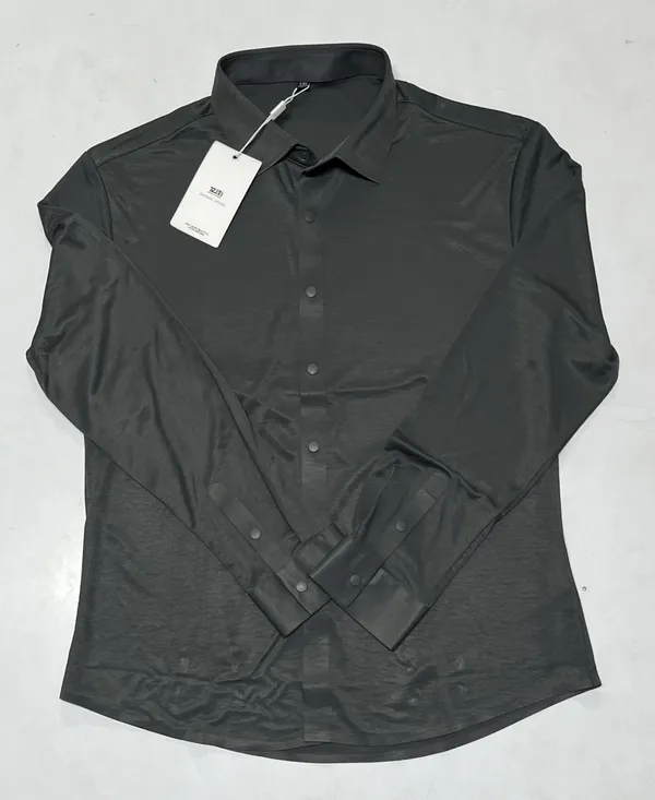 Men's_Dark_Gray_Full_Sleeve_Semi_Formal_And_Formal_Shirt