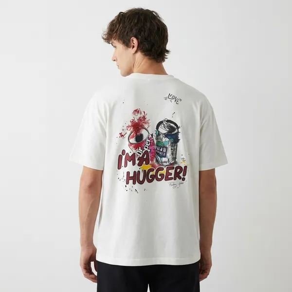 I'M_A_Hugger_Graphic_Print_T-Shirt