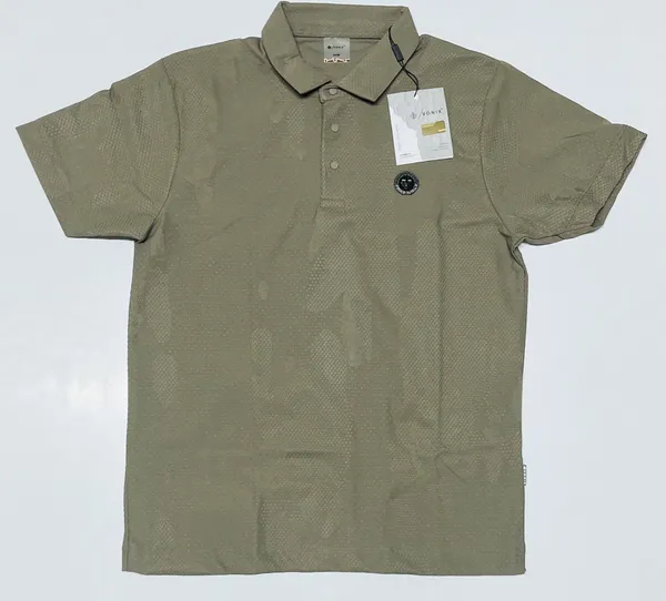 Olive_Green_Polo_T-Shirt_For_Men_-_Classic_Fit_With_Subtle_Texture