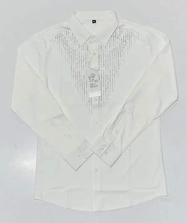 Elegant_White_Long_Sleeve_Shirt_With_Rhinestone_Embellishment_Party_Wear_Shirt