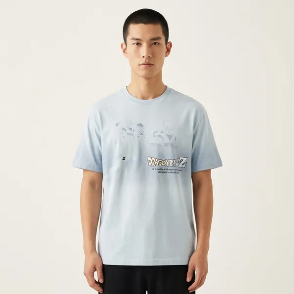 Dragon_Ball_Z_Anime_Print_Light_Blue_Oversized_T-Shirt